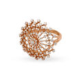 Glamorous Rose Gold and Diamond Ring,,hi-res 2