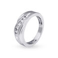 Exemplar 18 Karat White Gold And Diamond Finger Ring,,hi-res 