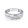 Exemplar 18 Karat White Gold And Diamond Finger Ring,,hi-res 2