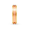 Sleek White and Rose Gold Diamond Finger Ring 3