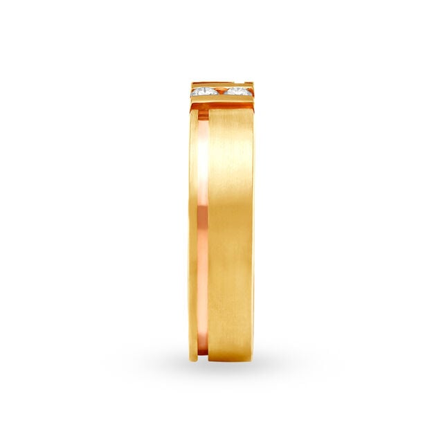 Classic 18 Karat Gold and Diamond Finger Ring,,hi-res 3