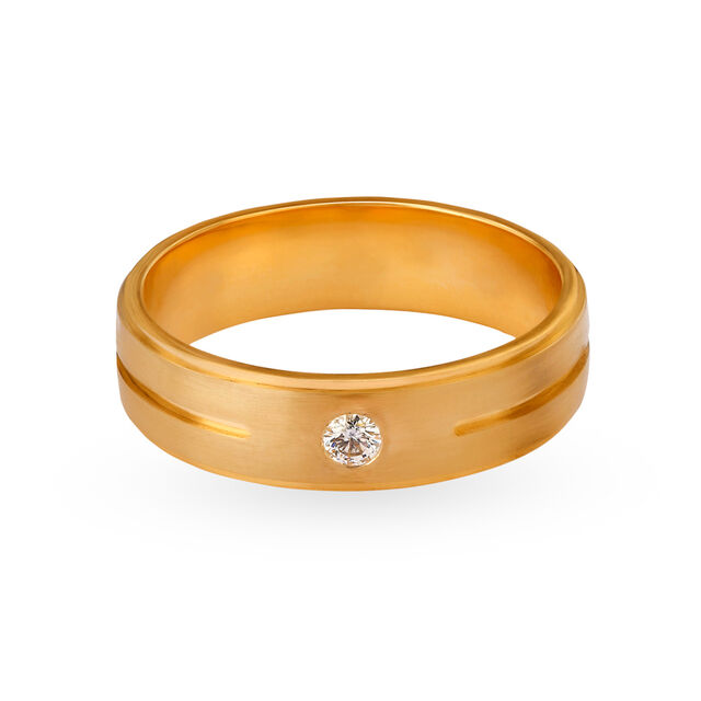 Textured Diamond Finger Ring 3