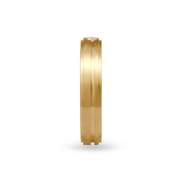 Elegant 18 Karat Gold And Diamond Finger Ring,,hi-res 3