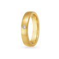 Delicate Diamond Men's Finger Ring 