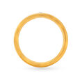 Minimalistic 18 Karat Yellow Gold And Diamond Finger Ring,,hi-res 3