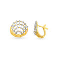 Stellar Fancy Rose Gold and Diamond Hoop Earrings,,hi-res 2