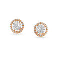 Glamorous Diamond Stud Earrings 