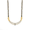Minimalistic Diamond Mangalsutra,,hi-res 2