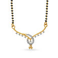 Classic Subtle Gold and Diamond Mangalsutra,,hi-res 2