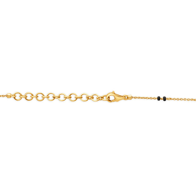 Modern Dual Tone Sleek Diamond Mangalsutra,,hi-res 3