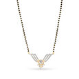 Stunning Web Diamond Mangalsutra,,hi-res 2