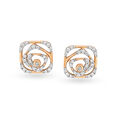Hypnotic Rose Gold and Diamond Pendant and Earrings Set,,hi-res 2