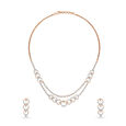 Circle of Elegance Diamond Necklace Set 