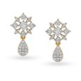 Decadent 18 Karat Yellow Gold And Diamond Earrings,,hi-res 