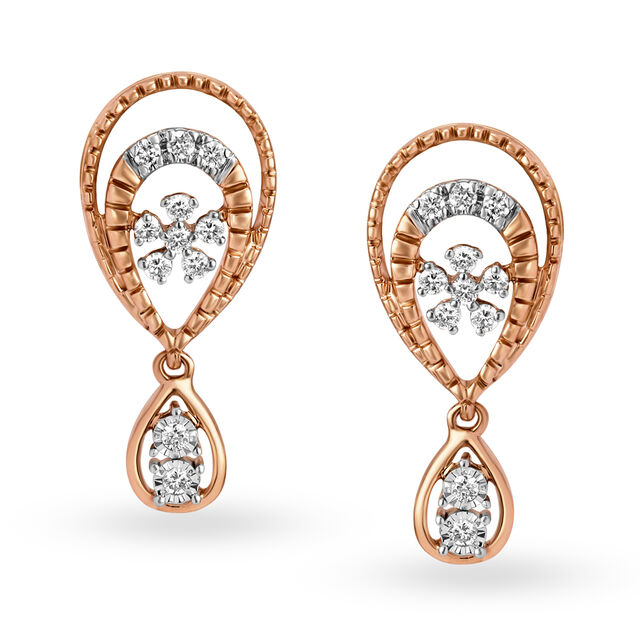 Tanishq Gold Earrings,,hi-res 