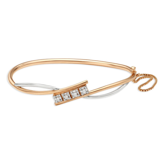 Stylish Cheque Diamond Bangle 