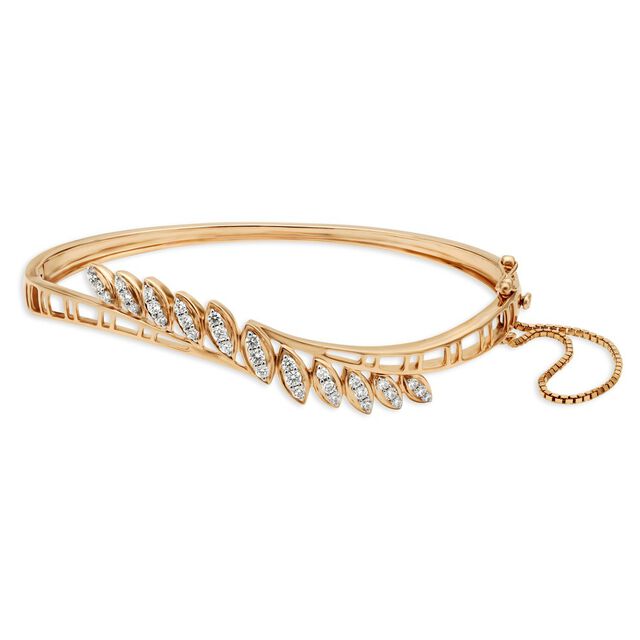 Cascading Vine Diamond Bracelet 