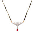 Deluxe Traditional Design Diamond Mangalsutra,,hi-res 