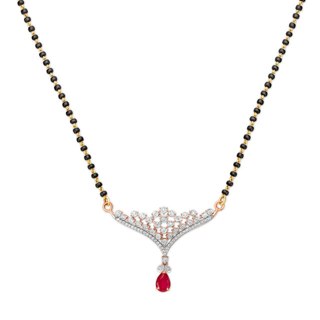 Deluxe Traditional Design Diamond Mangalsutra,,hi-res 