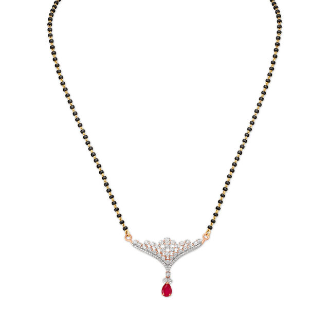 Deluxe Traditional Design Diamond Mangalsutra,,hi-res 2