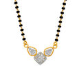 Geometric Diamond Mangalsutra,,hi-res 