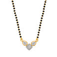 Geometric Diamond Mangalsutra,,hi-res 2