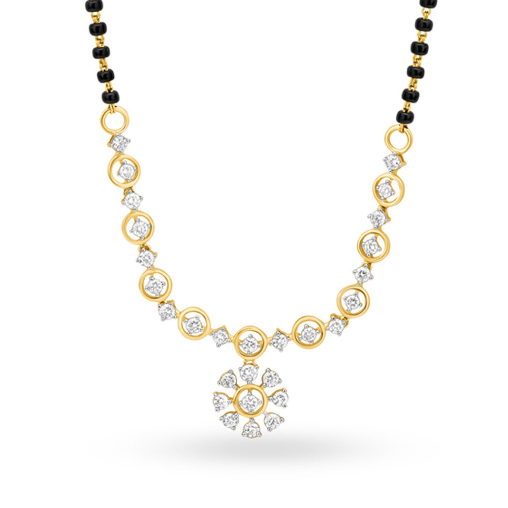 Price of diamond mangalsutra in tanishq on sale