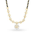 Floral Diamond Mangalsutra,,hi-res 