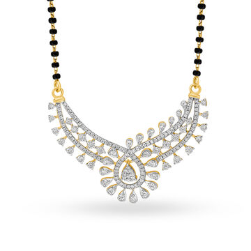 18 Karat Gold and Diamond Studded Mangalsutra