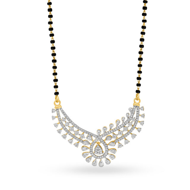 18 Karat Gold and Diamond Studded Mangalsutra 2