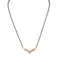 Quaint Leaf Motif Diamond Mangalsutra 2