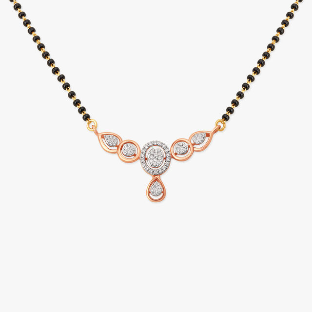 Sparkling Commitment Diamond Mangalsutra 