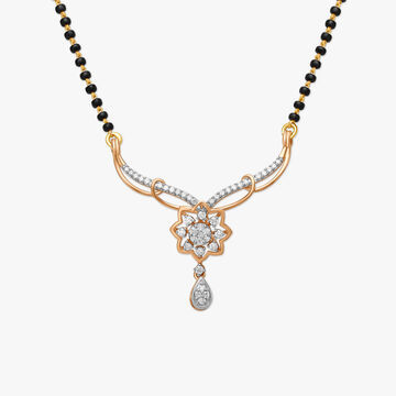 Contemporary Fusion Floral Mangalsutra