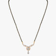 Contemporary Fusion Floral Mangalsutra,,hi-res 2
