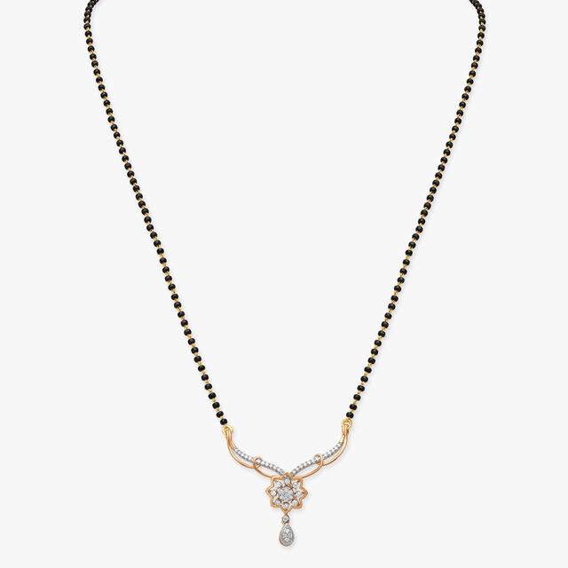 Contemporary Fusion Floral Mangalsutra,,hi-res 2