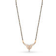 Enchanting Diamond Mangalsutra in Yellow and Rose Gold,,hi-res 