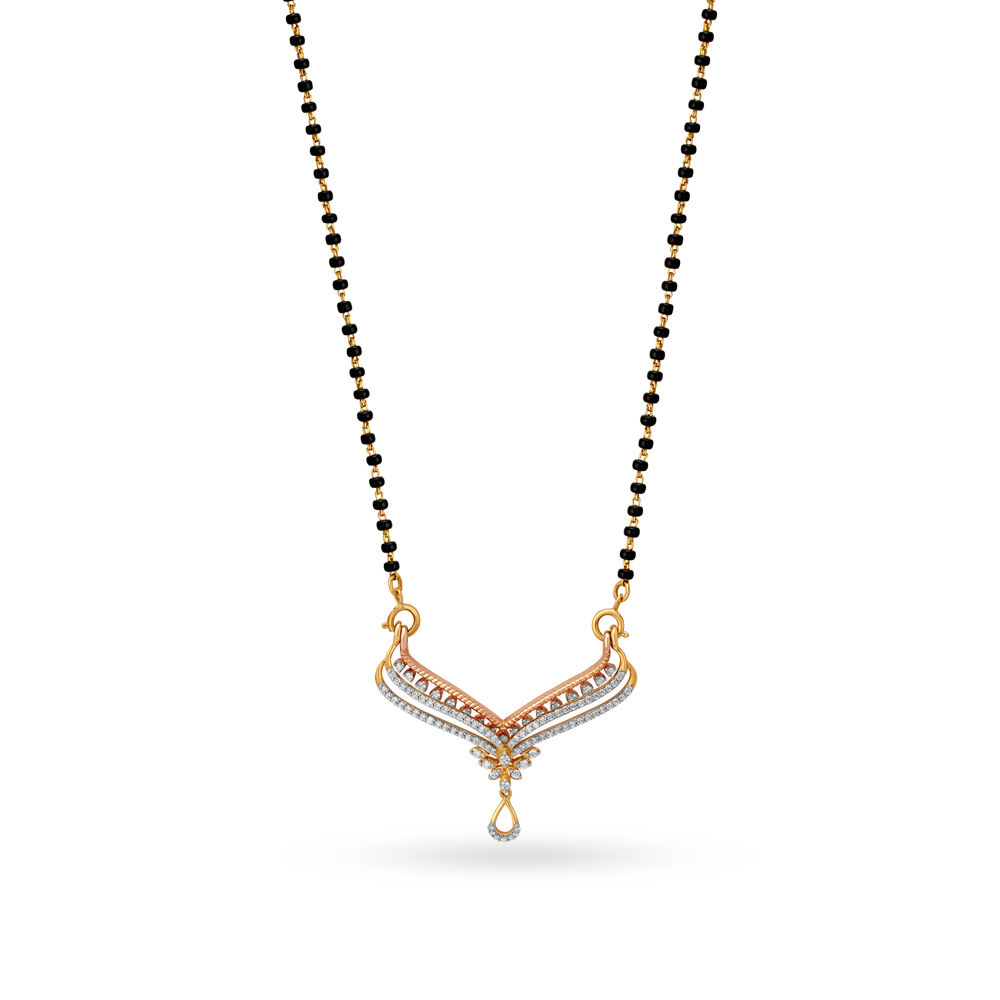 Diamond mangalsutra of tanishq 2025
