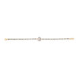 Elegant Diamond Mangalsutra Bracelet in a Combination of Yellow and Rose Gold,,hi-res 2