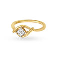 Curvaceous Diamond Finger Ring 2