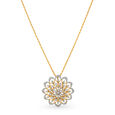 Radiant Gleaming Diamond and Gold Pendant,,hi-res 