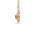 Surreal Rose Gold and Diamond Pendant 2