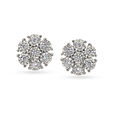 Ethereal 18 Karat Rose Gold And Diamond Floral Studs,,hi-res 3