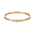 Glimmering Gold & Diamond Bangle,,hi-res 