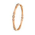 Glimmering Gold & Diamond Bangle,,hi-res 2