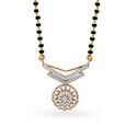 Stunning Diamond Mangalsutra in Yellow and Rose Gold,,hi-res 