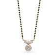 Stunning Diamond Mangalsutra in Yellow and Rose Gold,,hi-res 2