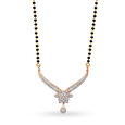 Sublime Diamond Mangalsutra in Yellow and Rose Gold 2