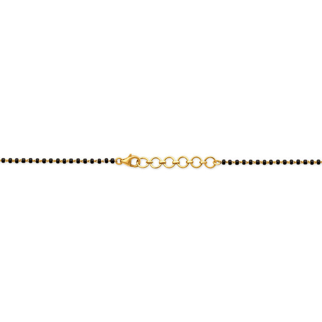 Splendid Peacock Diamond Mangalsutra in Rose Gold 3