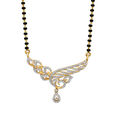 Enchanting Peacock Diamond Mangalsutra,,hi-res 