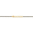 Stylish Yellow And Rose Gold Diamond Floral Mangalsutra 3